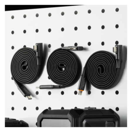 SmallRig 5612 - przewód, magnetycznie zwijany kabel USB-C prosty do kątowy - przykład użycia
